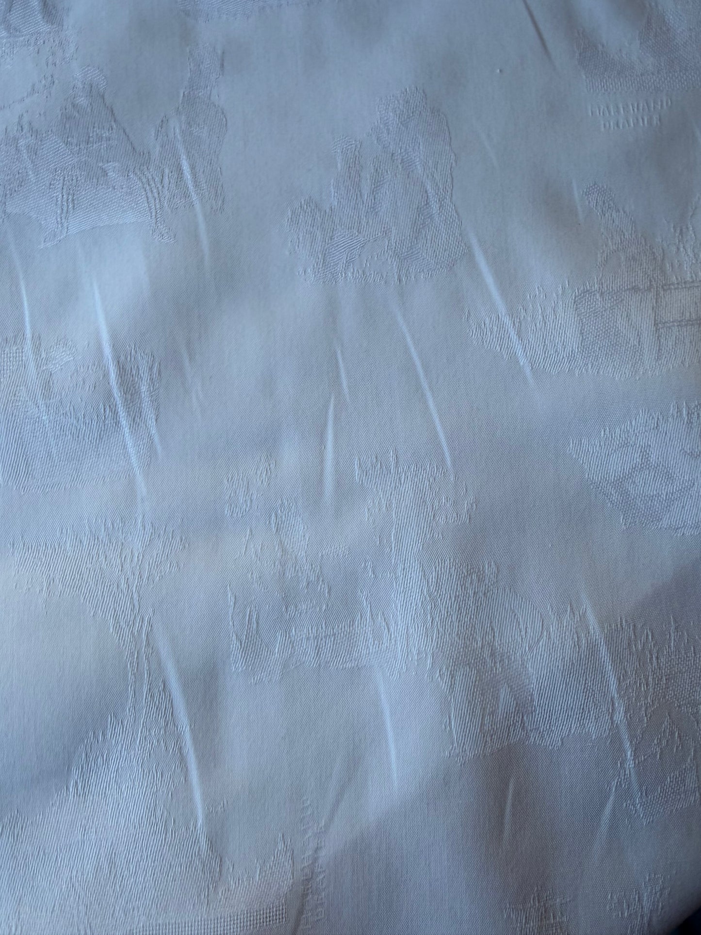 MARLON 015 cotton stretch jacquard "marchand drapier" white