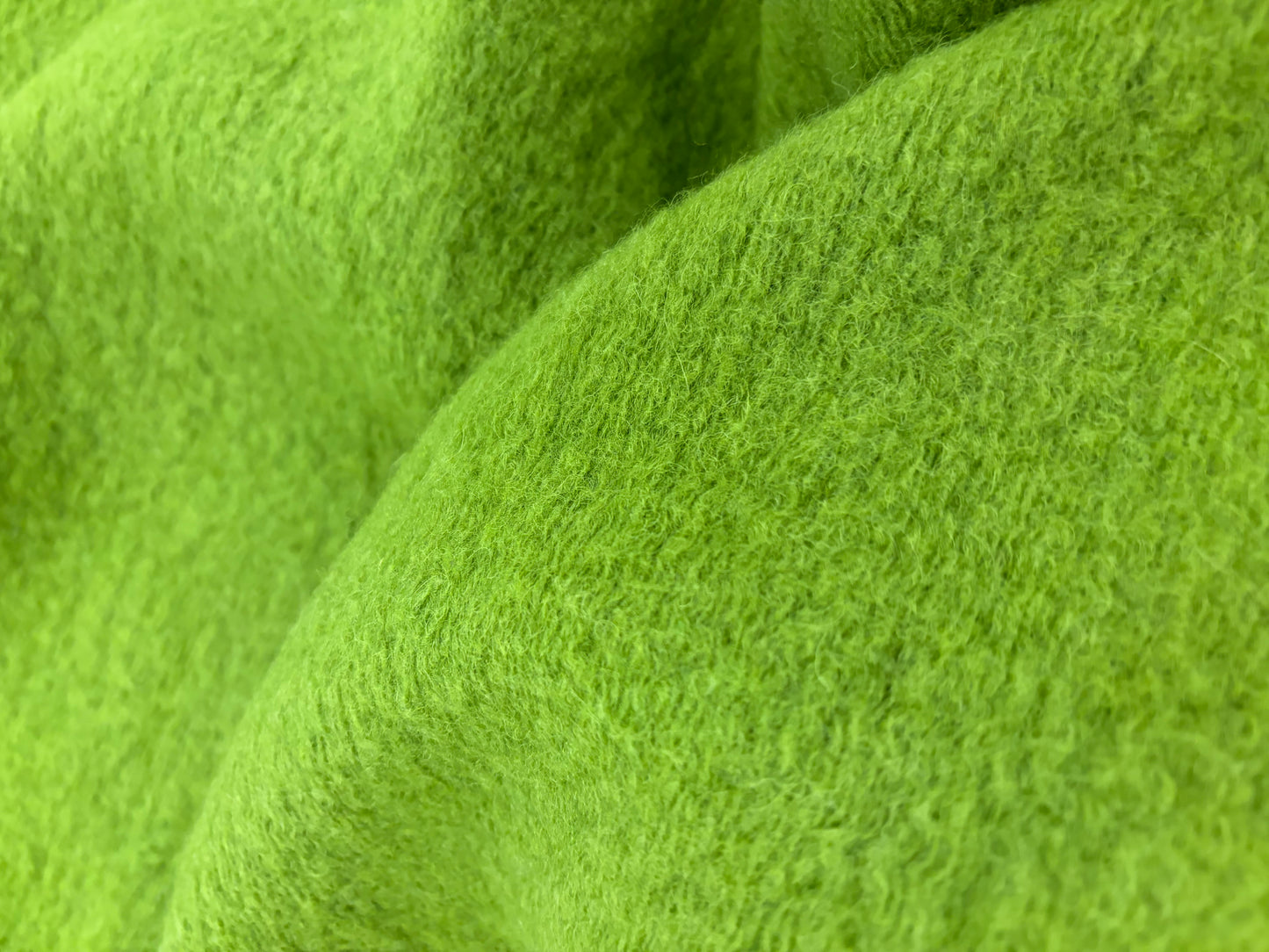 FANNY 036 moss green boiled wool vintage look