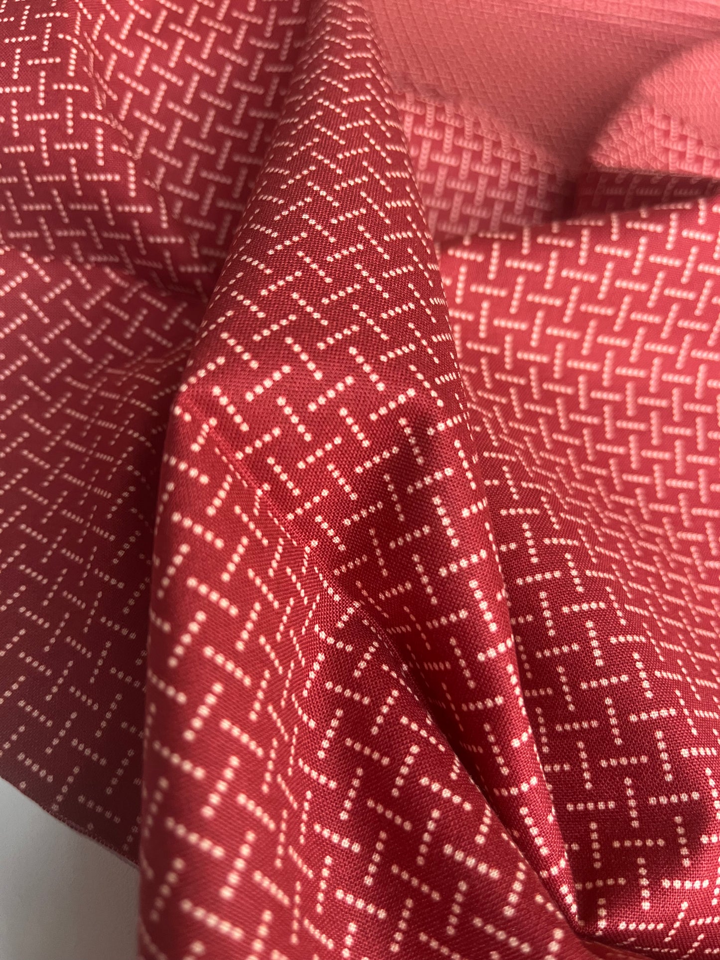 MAHARADJA 036 Indian cotton crossroads cranberry red