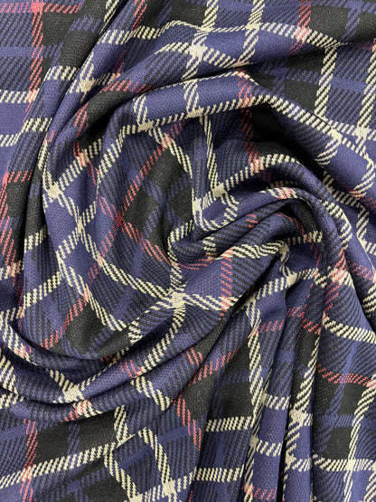 GROGGY 001 checkered jersey jacquard