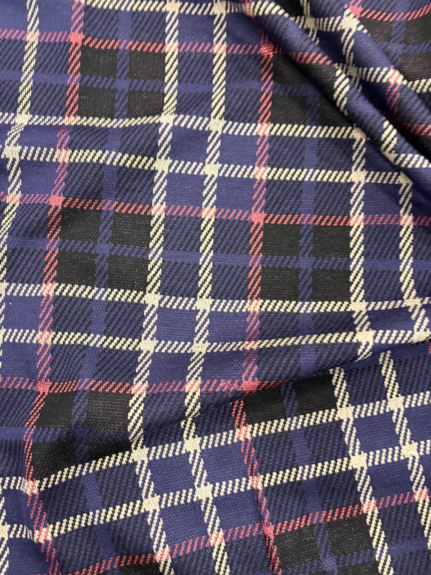 GROGGY 001 checkered jersey jacquard