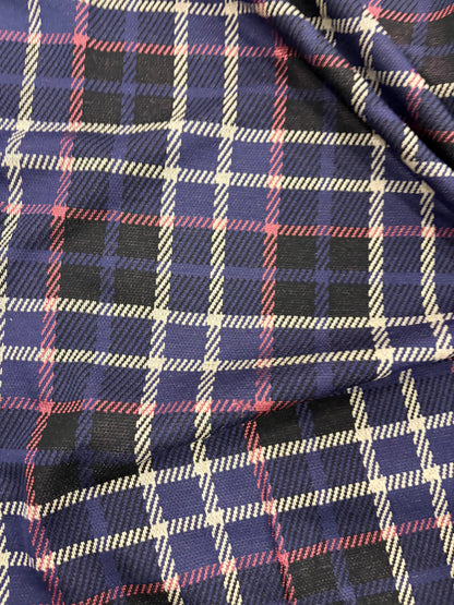 GROGGY 001 checkered jersey jacquard