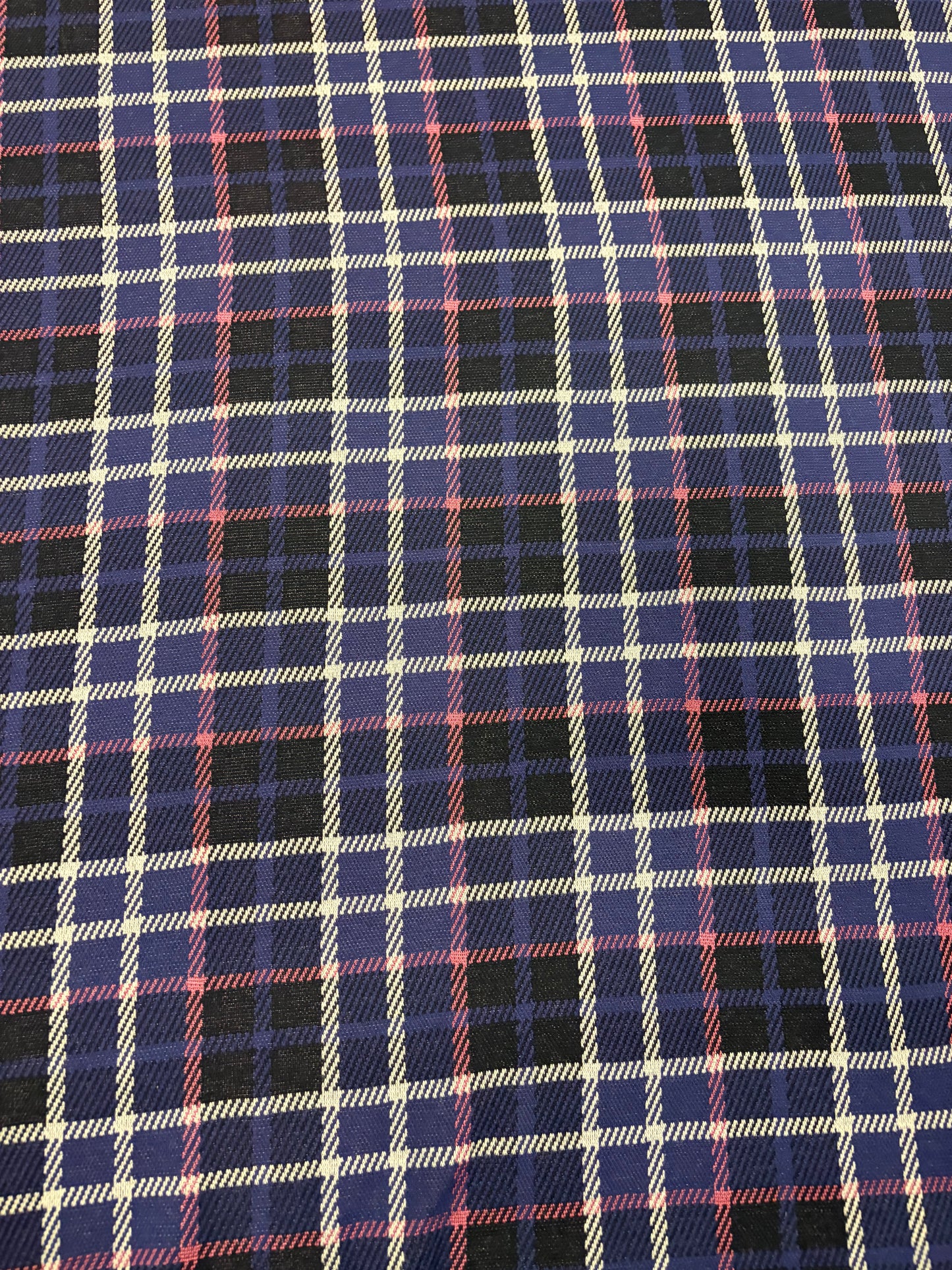 GROGGY 001 checkered jersey jacquard