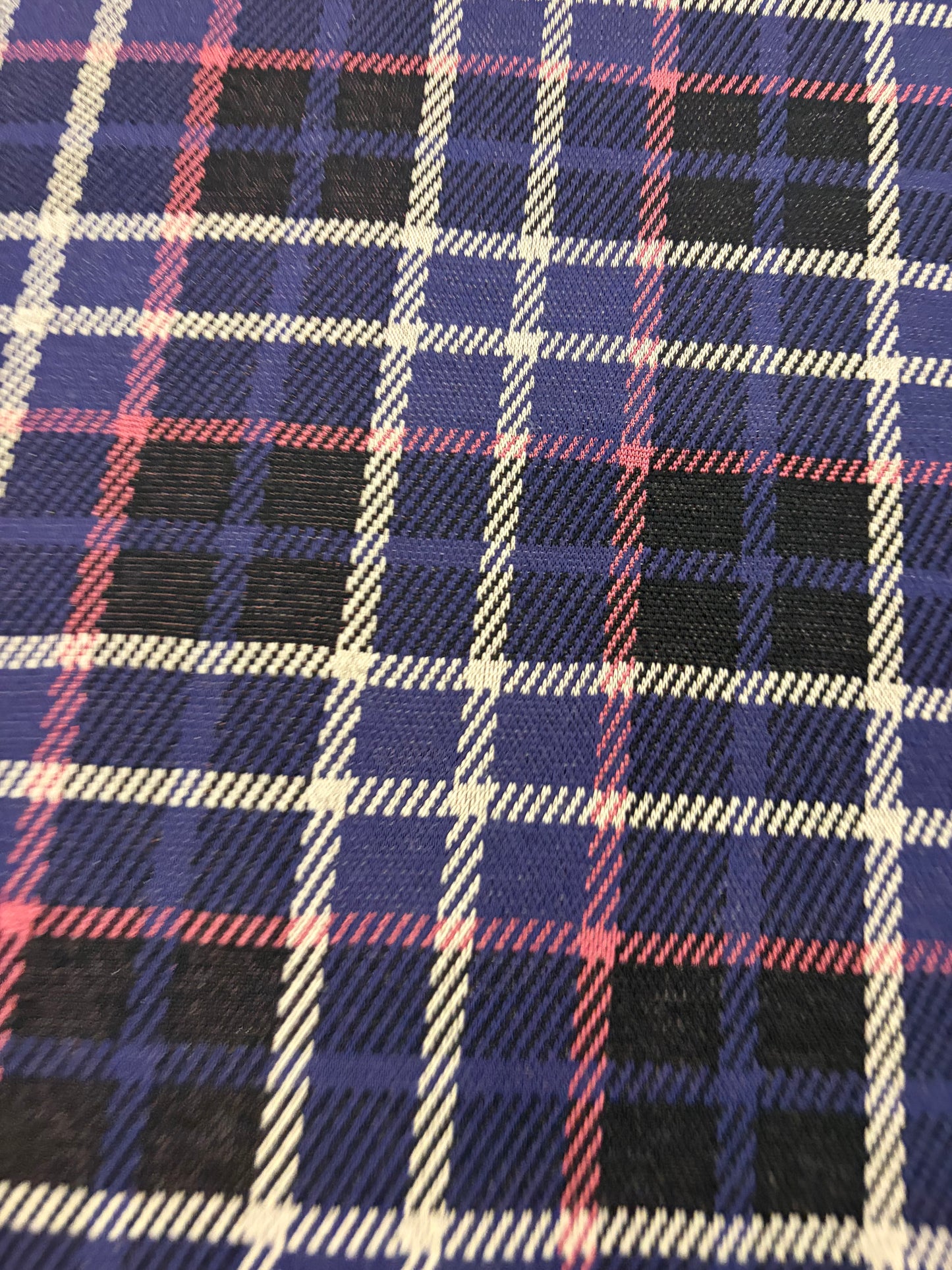 GROGGY 001 checkered jersey jacquard