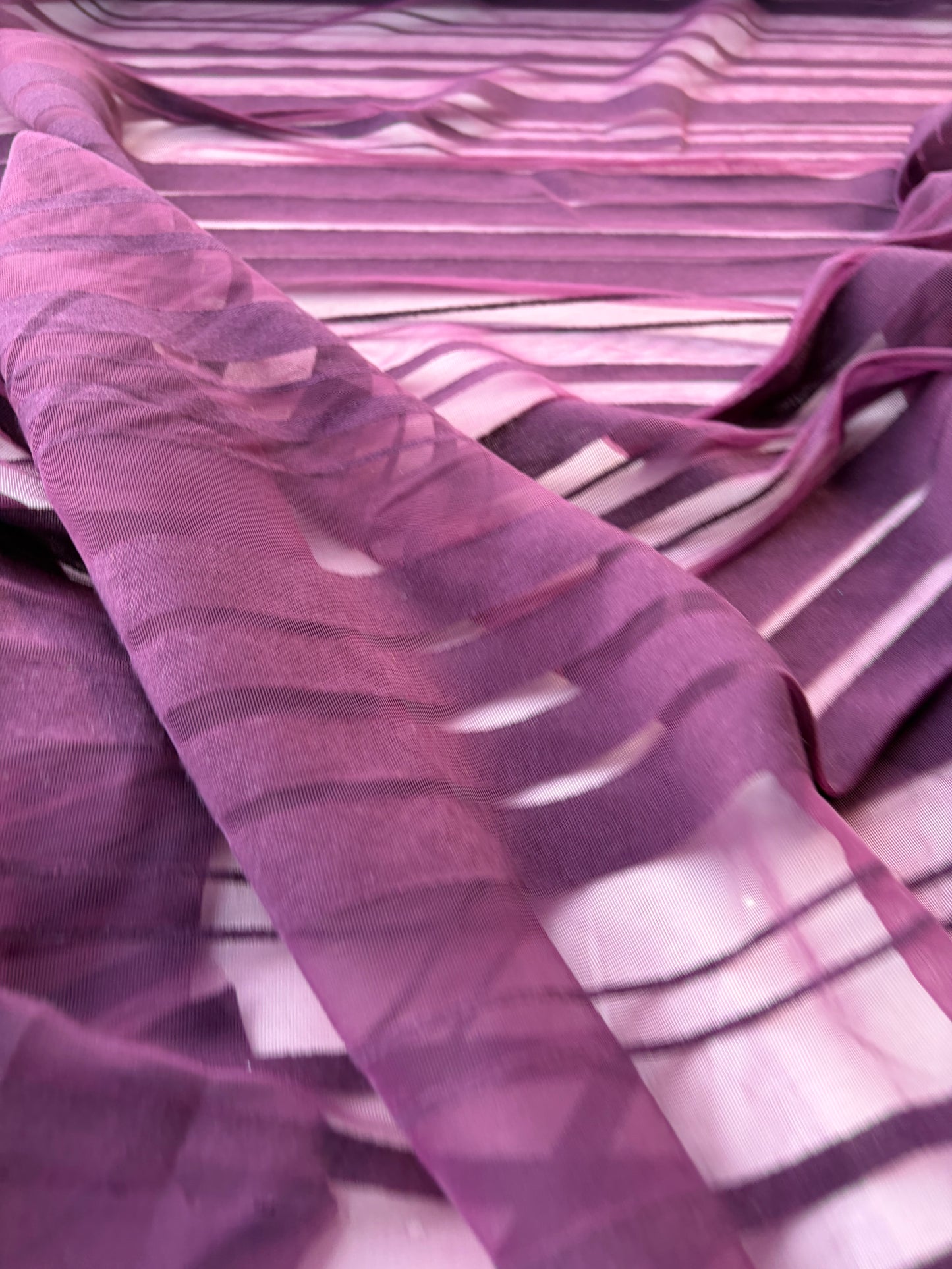 BURNS 044 BIS aubergine striped cotton jersey
