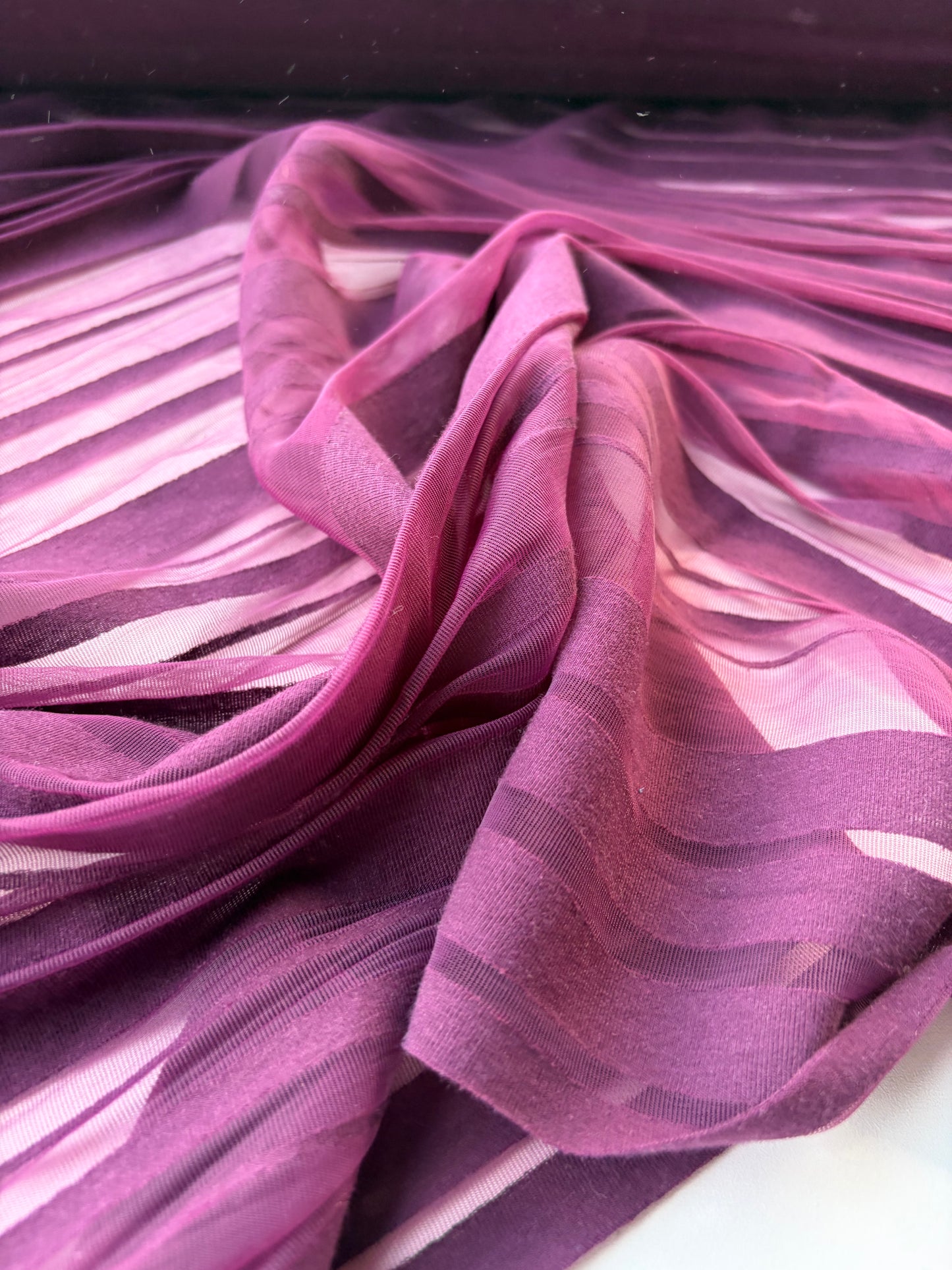 BURNS 044 BIS aubergine striped cotton jersey