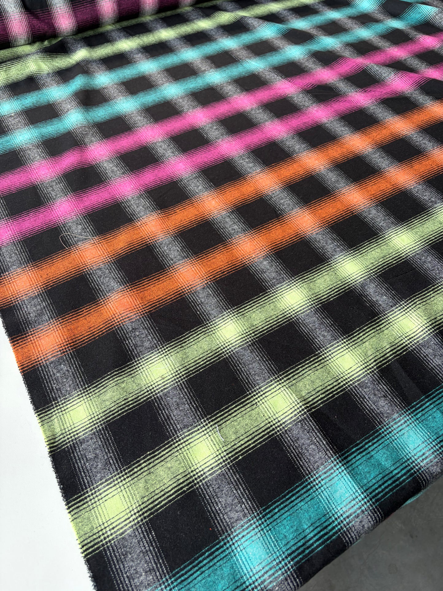 BURNS 045 BIS multicolour heavy cotton flannel check