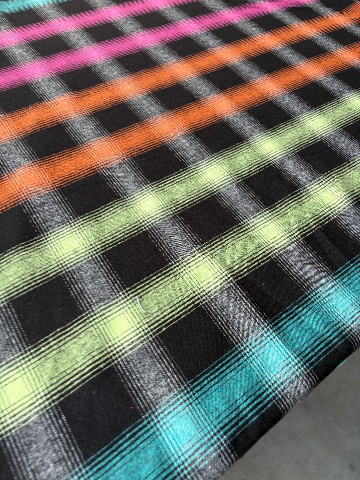 BURNS 045 BIS multicolour heavy cotton flannel check