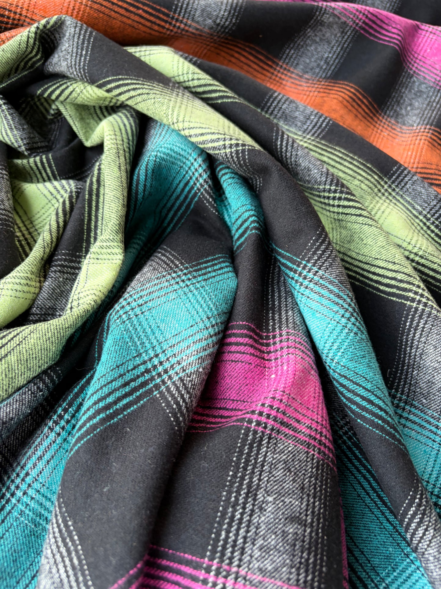 BURNS 045 BIS multicolour heavy cotton flannel check