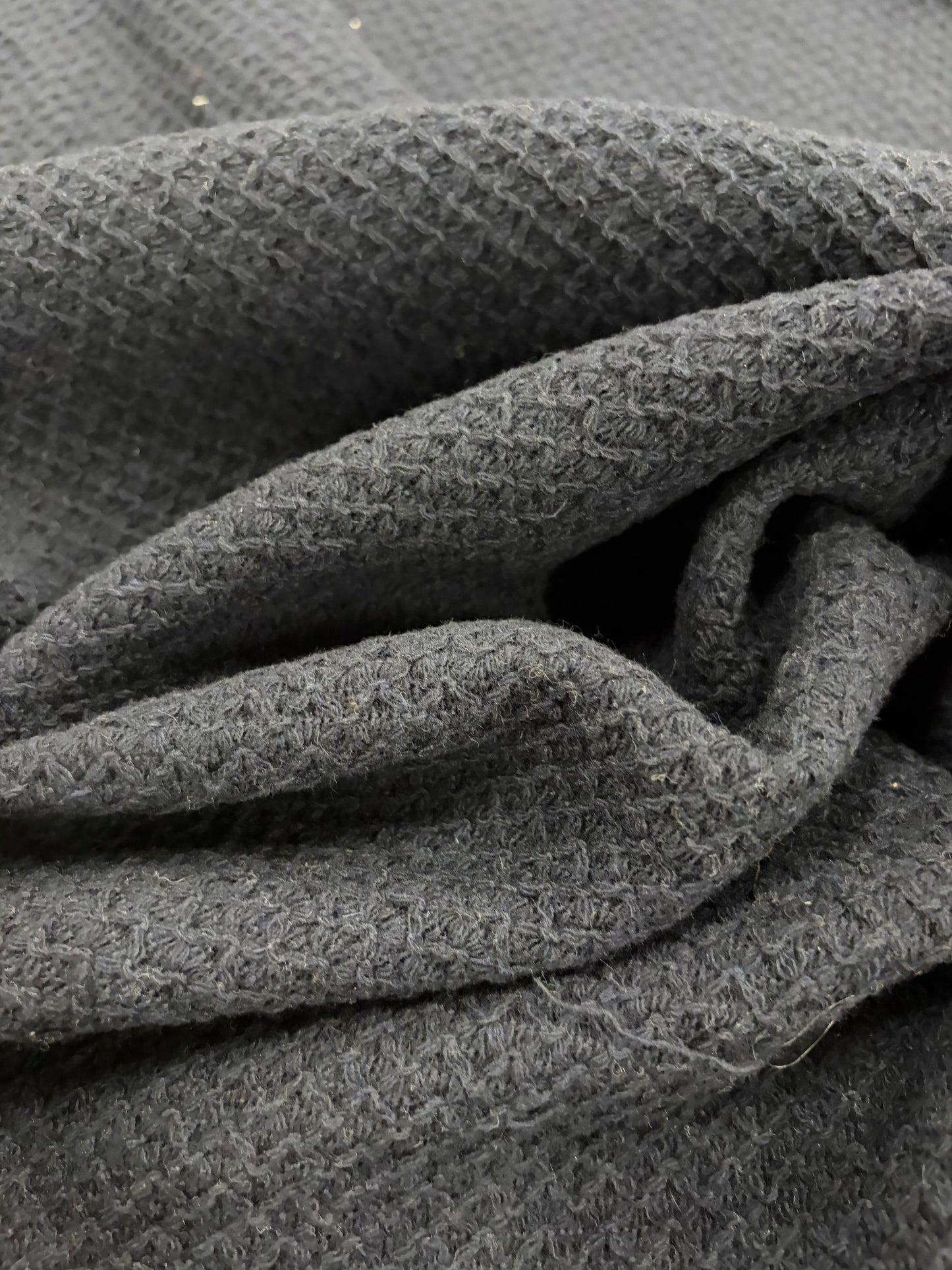 GROGGY 005 navy cotton/wool tweed Ch*n*l style
