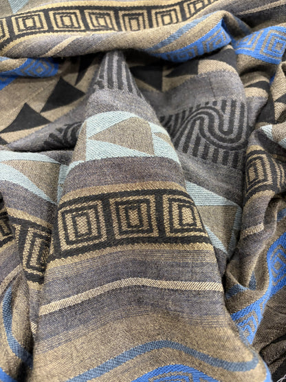 GROGGY 006 light cotton jacquard ethnical design