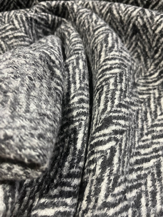 WOOLY 1090 heavy tweed herringbone