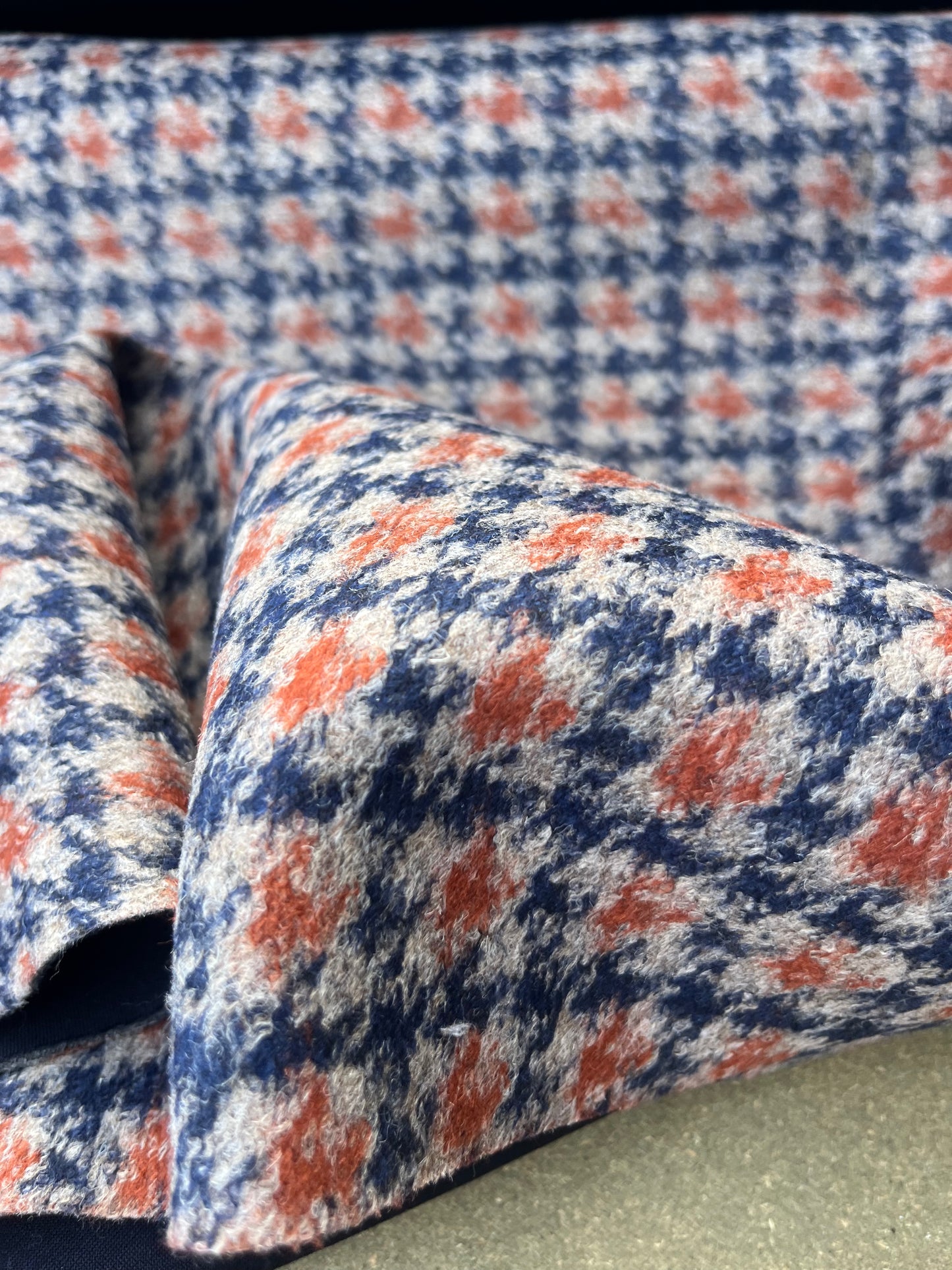 ROSARIO 011 wool pied de poule double face