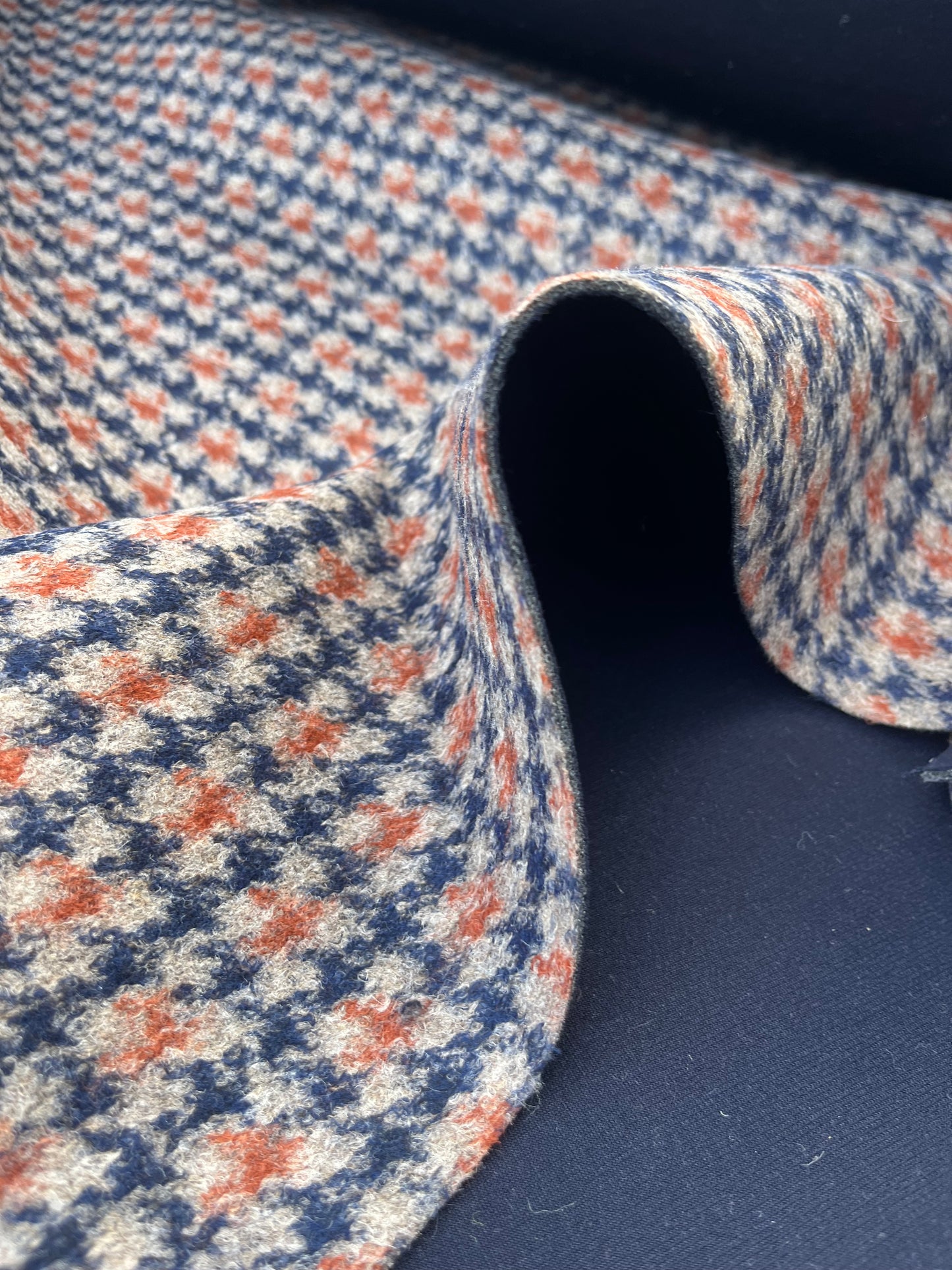 ROSARIO 011 wool pied de poule double face
