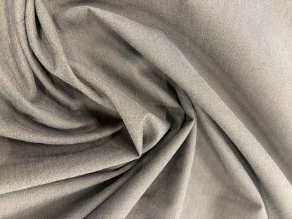 GROGGY 012 brown mélange cotton stretch