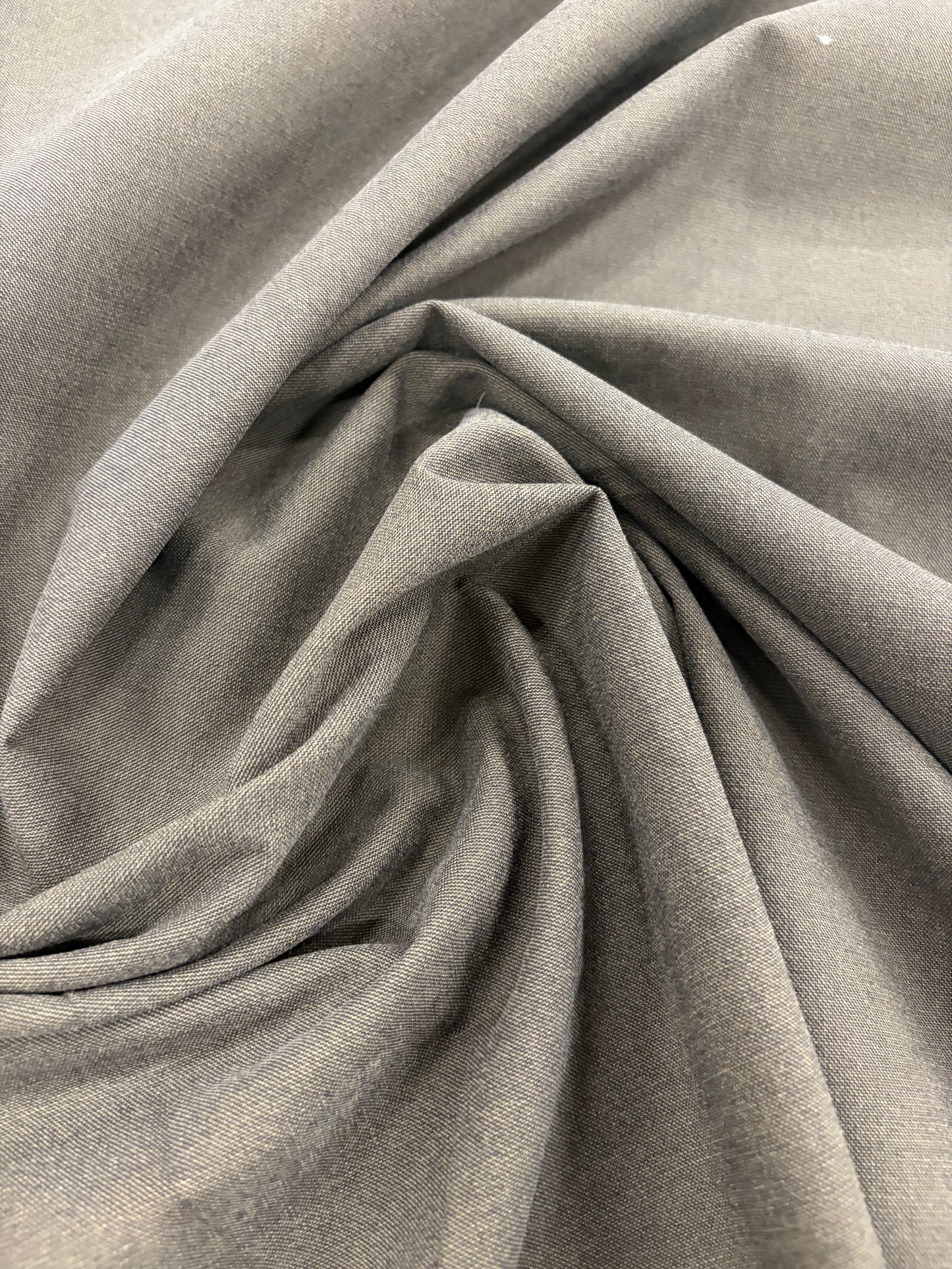 GROGGY 012 brown mélange cotton stretch
