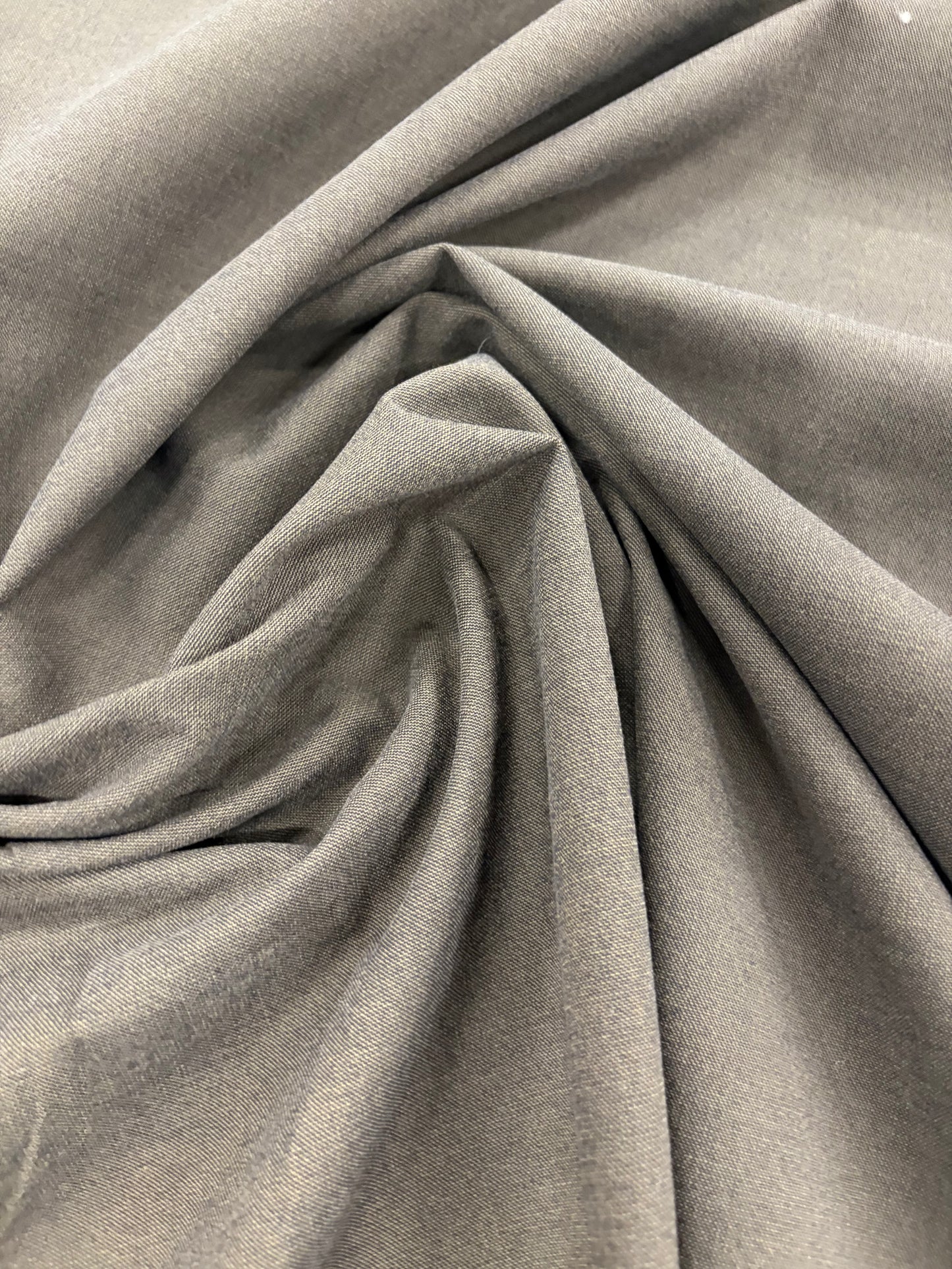 GROGGY 012 brown mélange cotton stretch