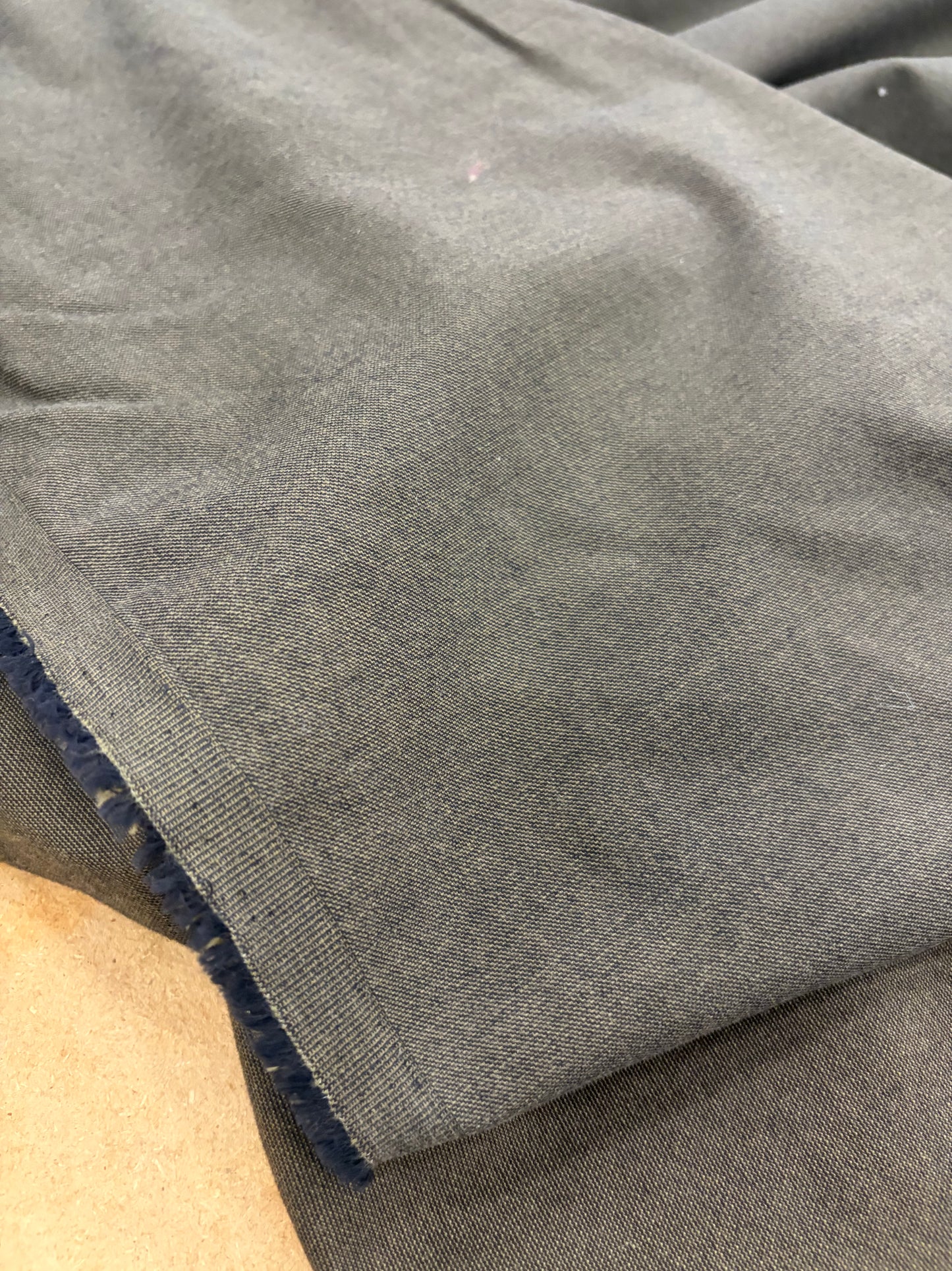 GROGGY 012 brown mélange cotton stretch