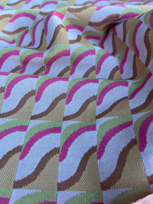 PORTIA 555 jersey jacquard with lurex