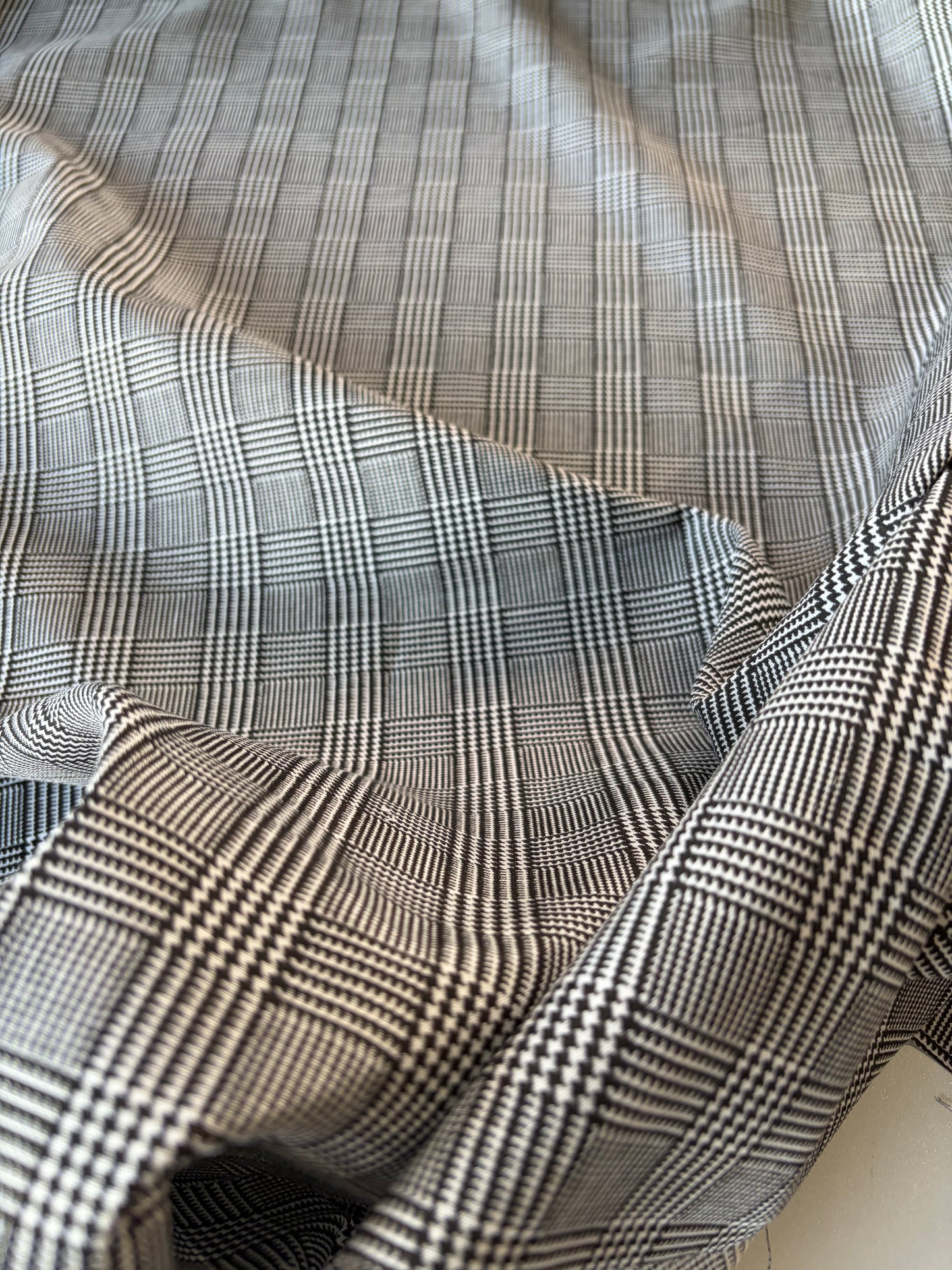 PIERROT 003 cotton voile prince of Wales