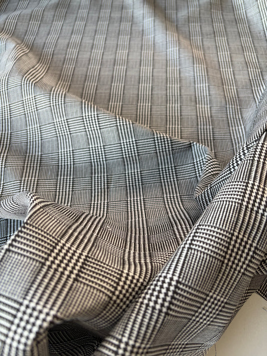 PIERROT 003 cotton voile prince of Wales