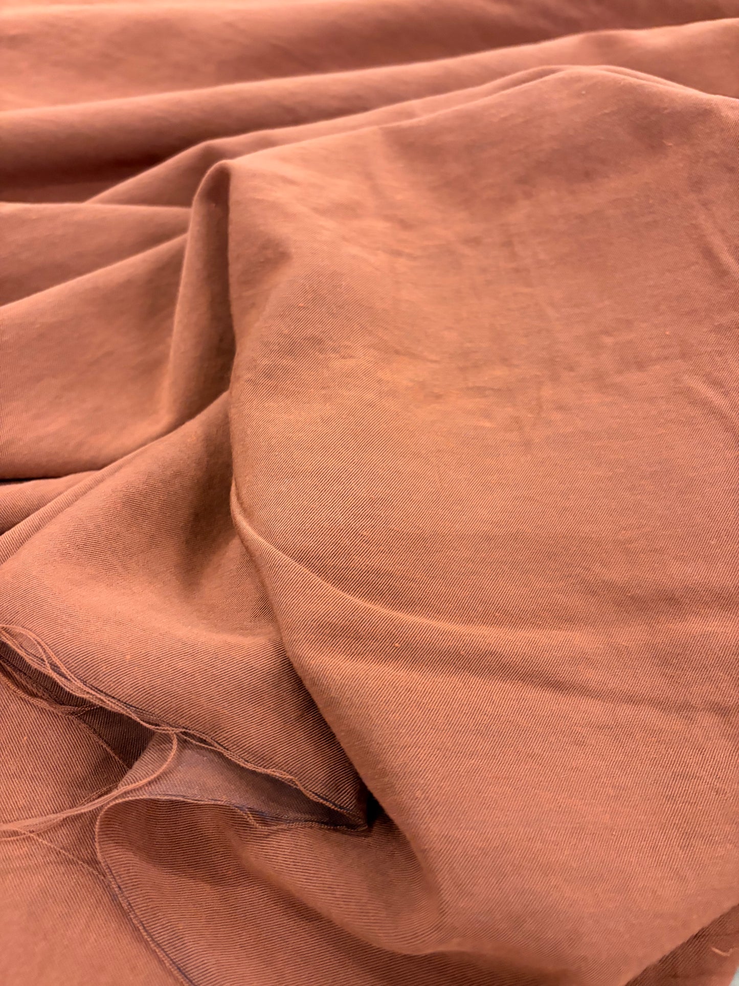 GROGGY 017 rust coloured viscose suiting fabric