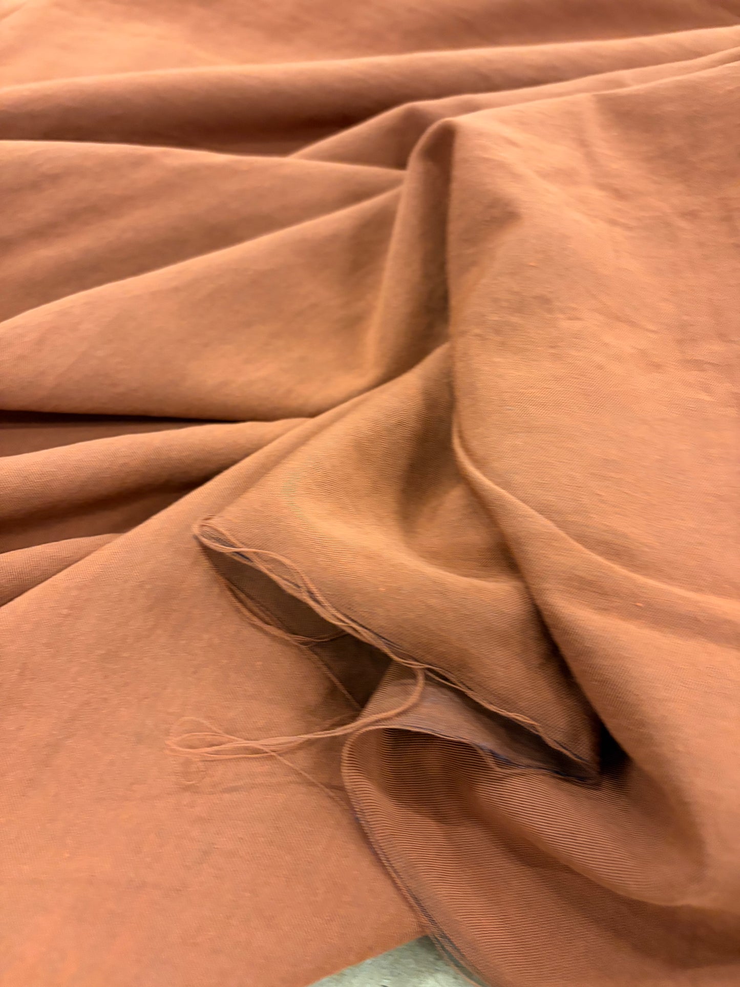 GROGGY 017 rust coloured viscose suiting fabric