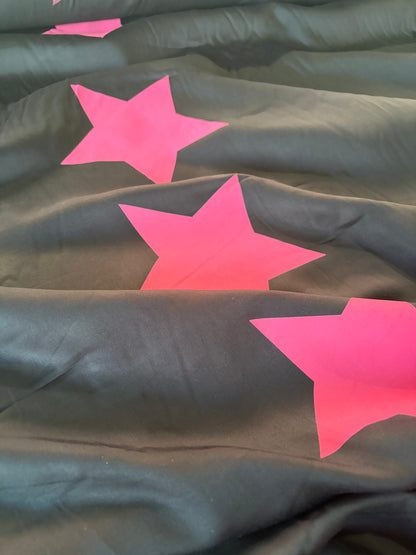 PC PIERROT 004 viscose fibrane giant pink stars