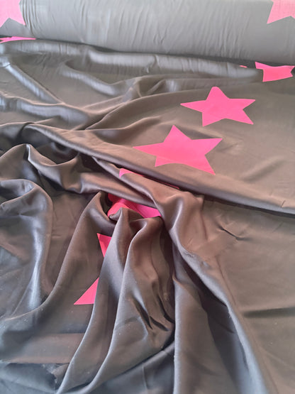 PC PIERROT 004 viscose fibrane giant pink stars