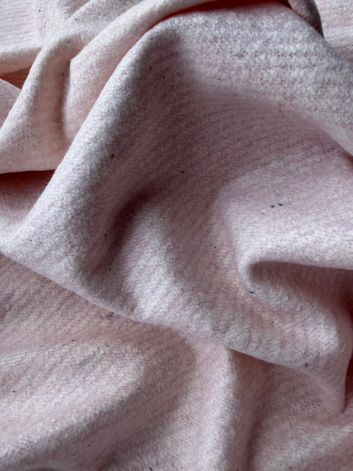 BURNS 051 white boiled wool jersey