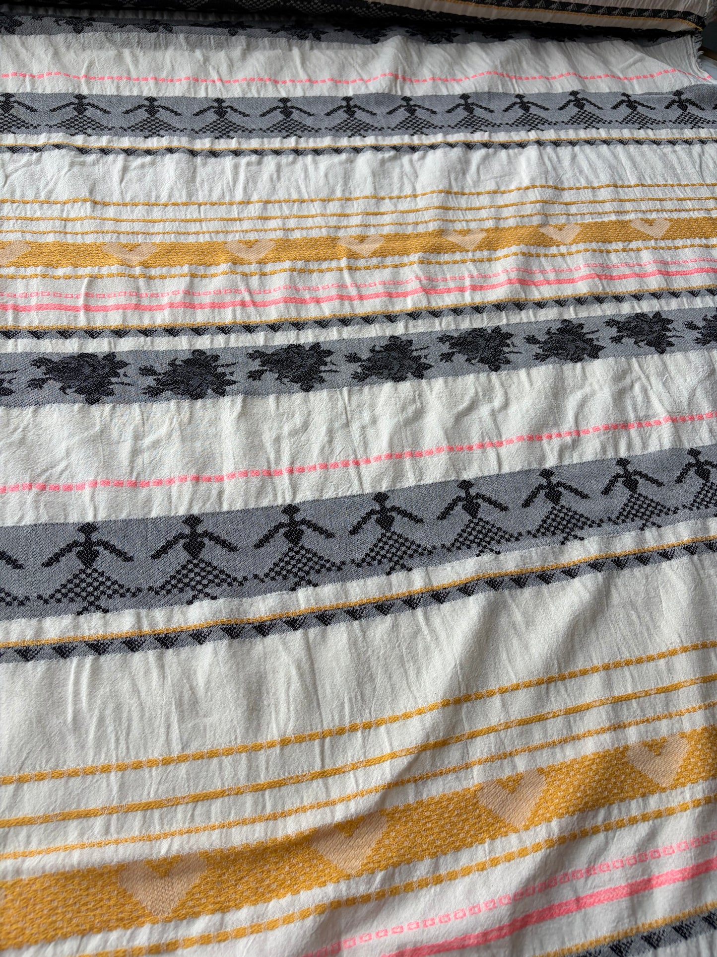 BURNS 052 cotton jacquard stripes