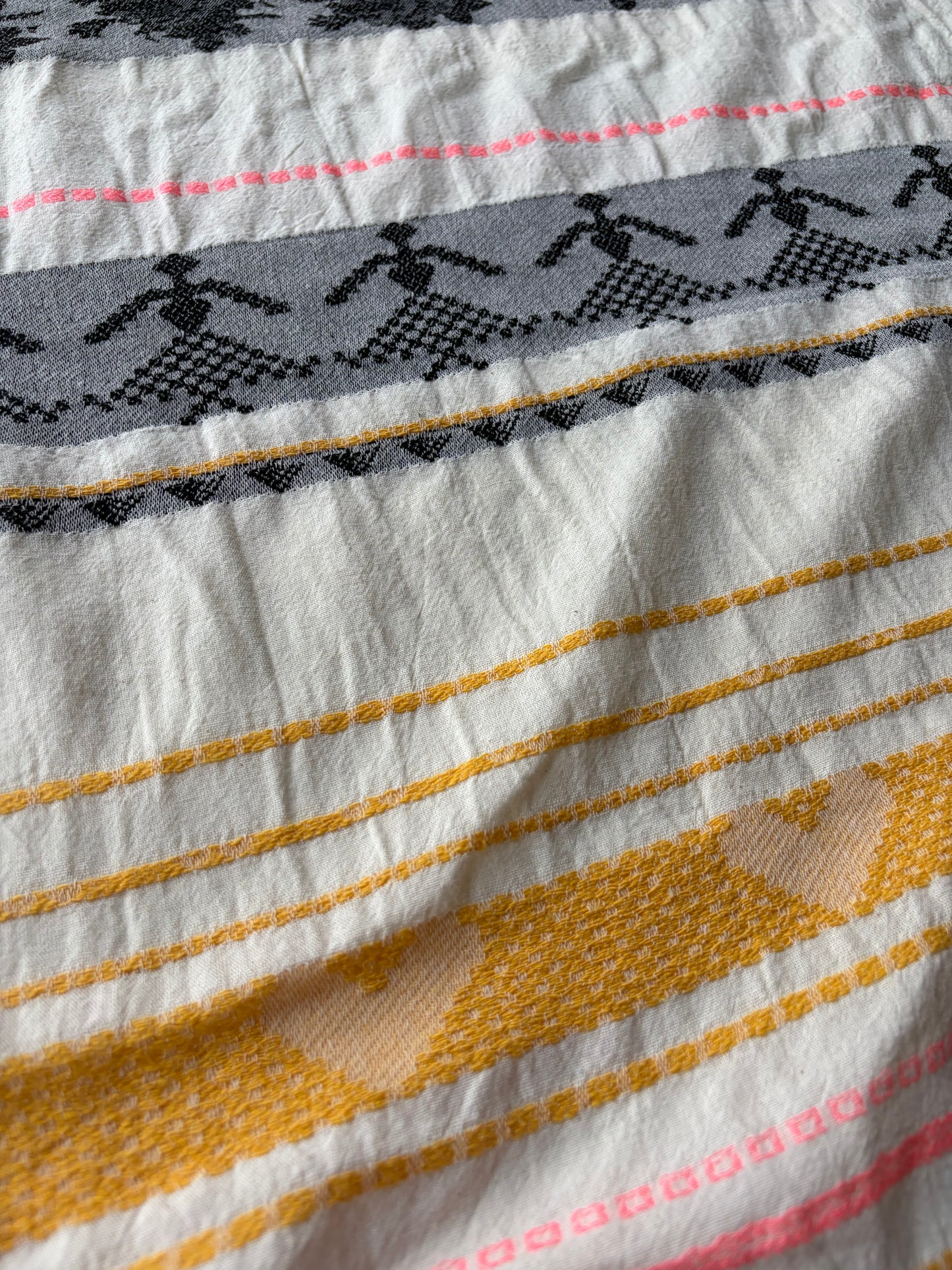 BURNS 052 cotton jacquard stripes