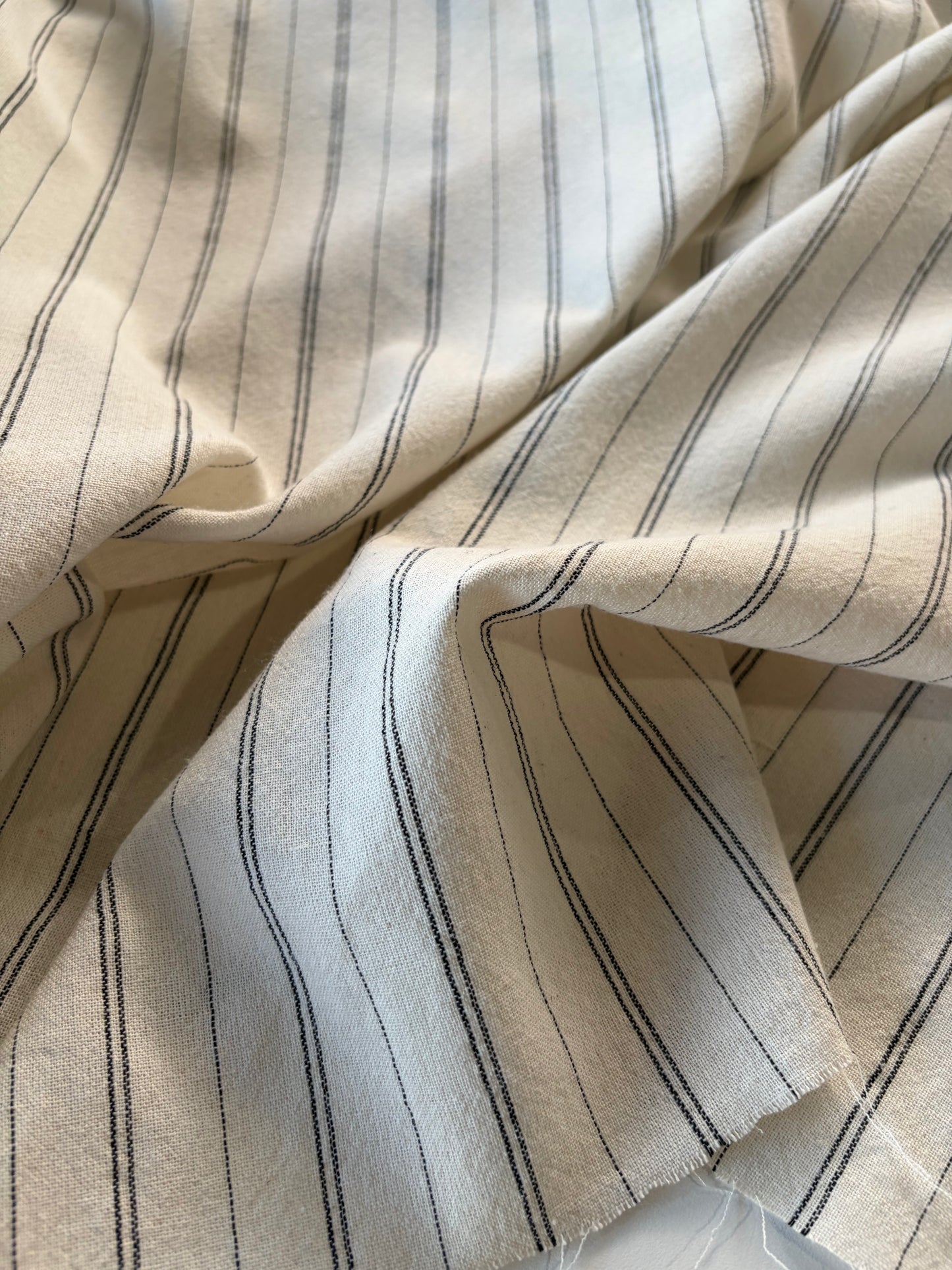 PIERROT 007 cotton linen stripes
