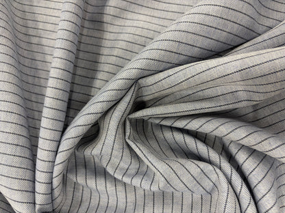 GROGGY 021 striped cotton shirting twill