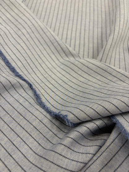 GROGGY 021 striped cotton shirting twill