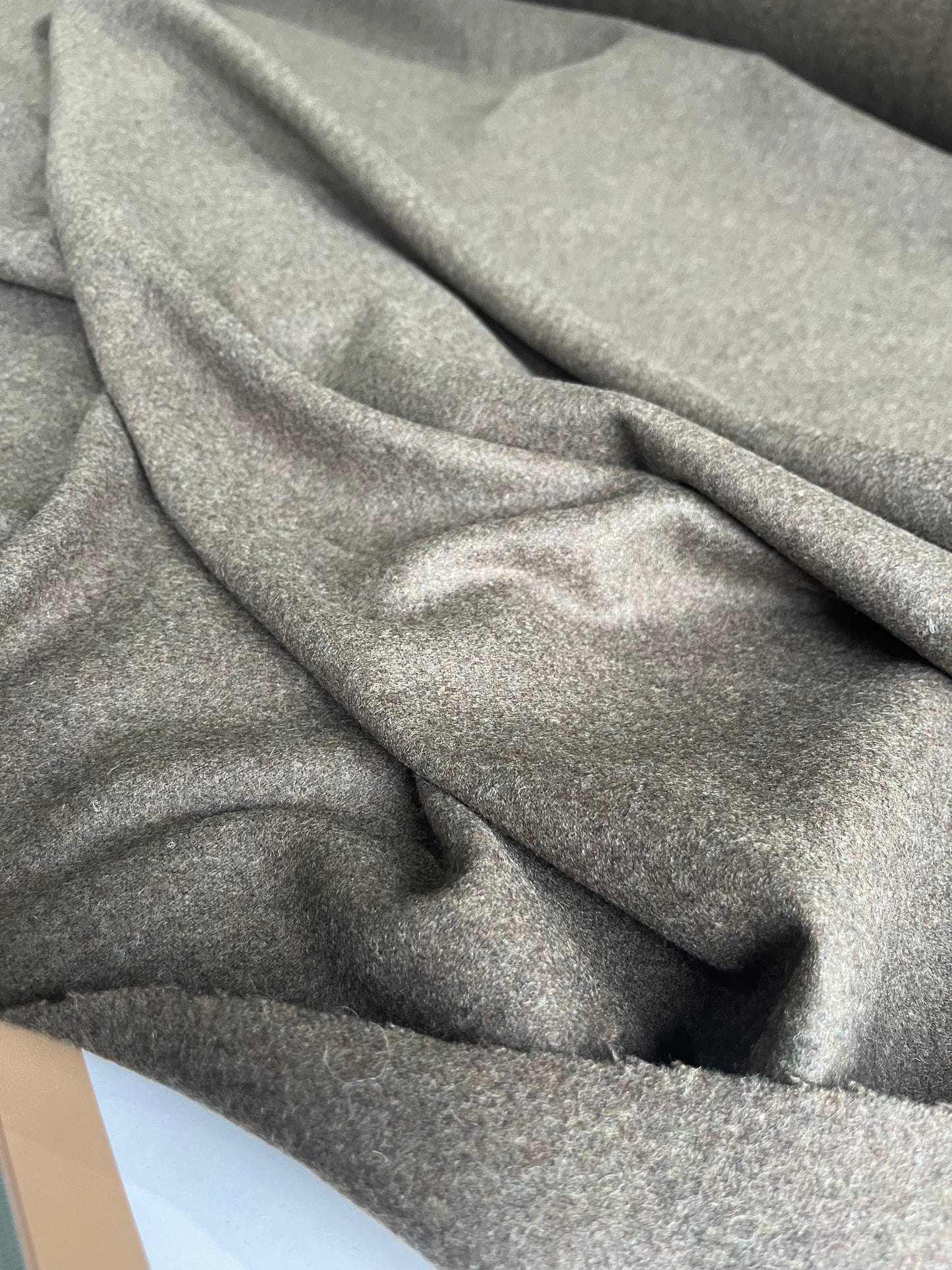 BASILE 007 heavy wool flannel "loden"