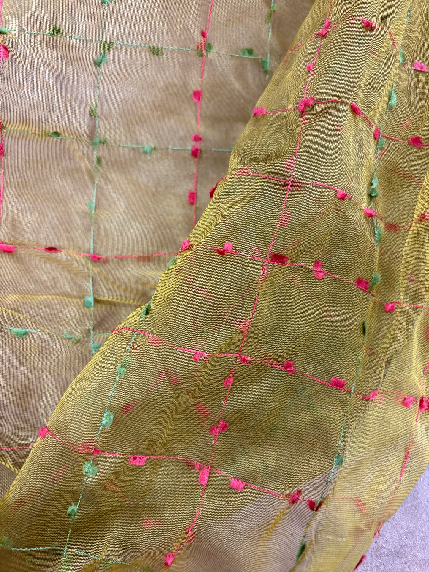 PRINCIPESSA 001 silk organza embroidered