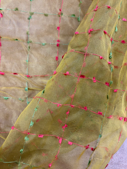 PRINCIPESSA 001 silk organza embroidered