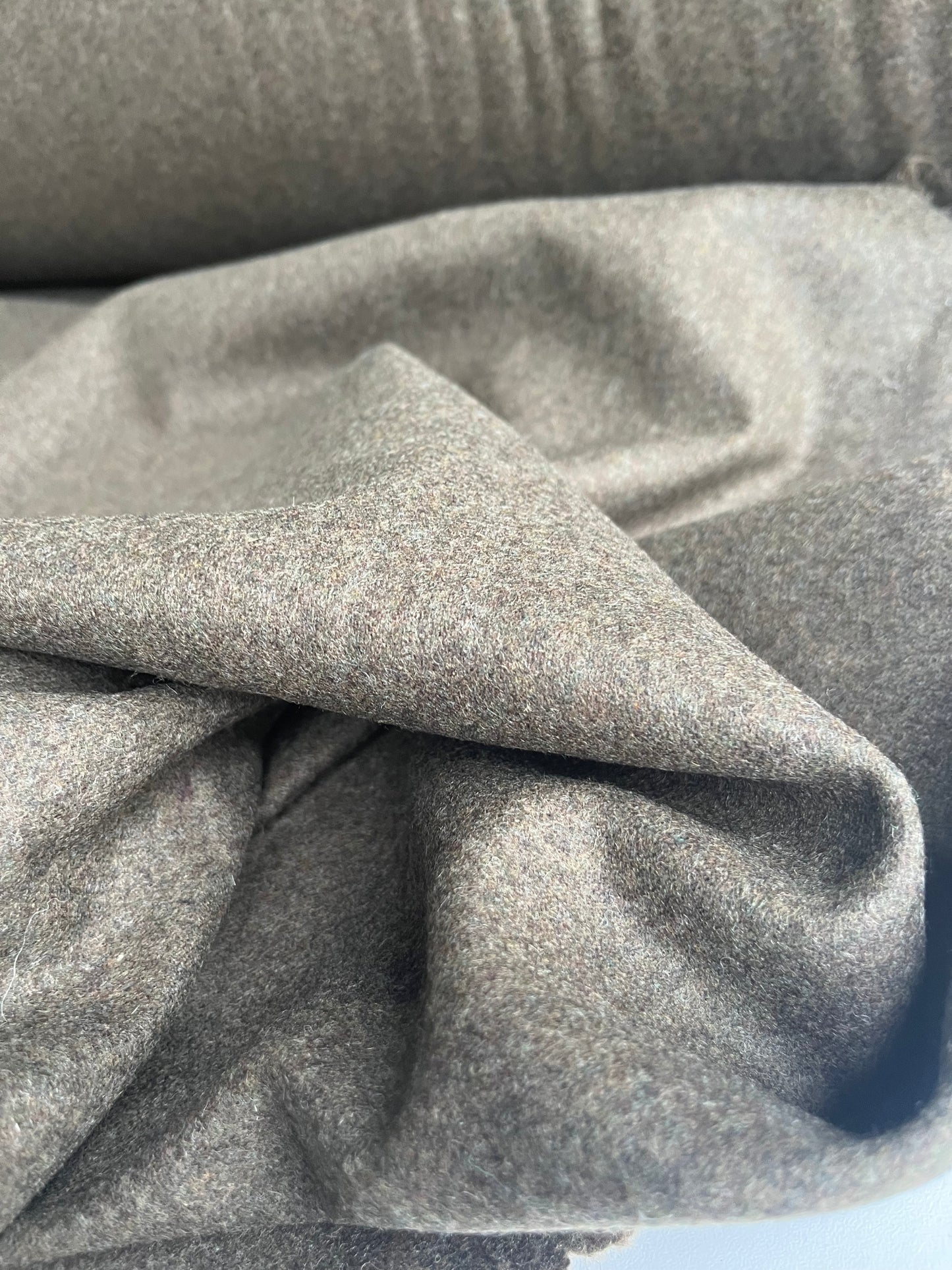 BASILE 007 heavy wool flannel "loden"