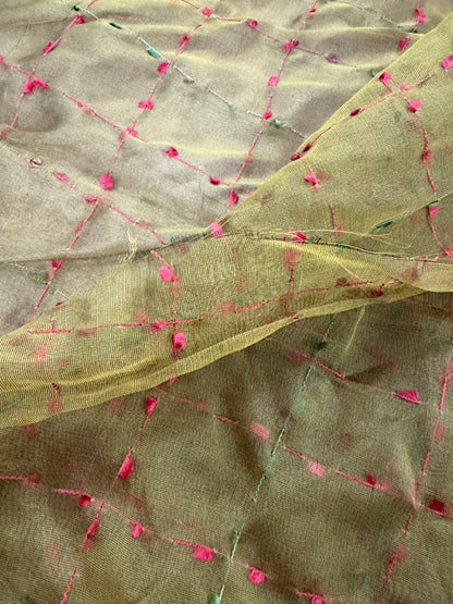 PRINCIPESSA 001 silk organza embroidered