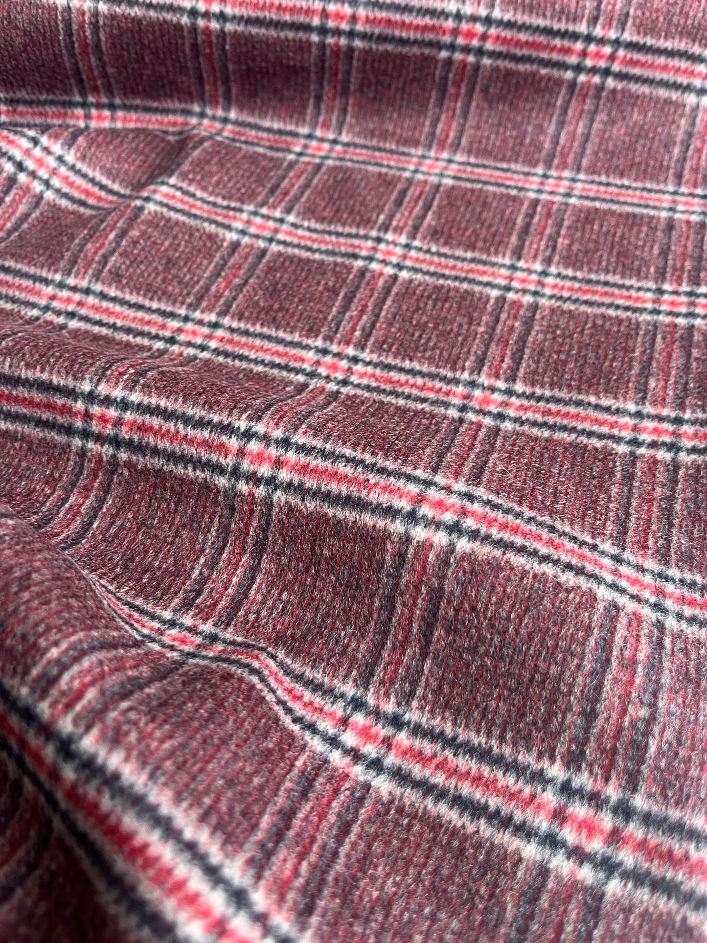 BASILE 008 heavy wool check green/grey check. (Copy)with cashemere