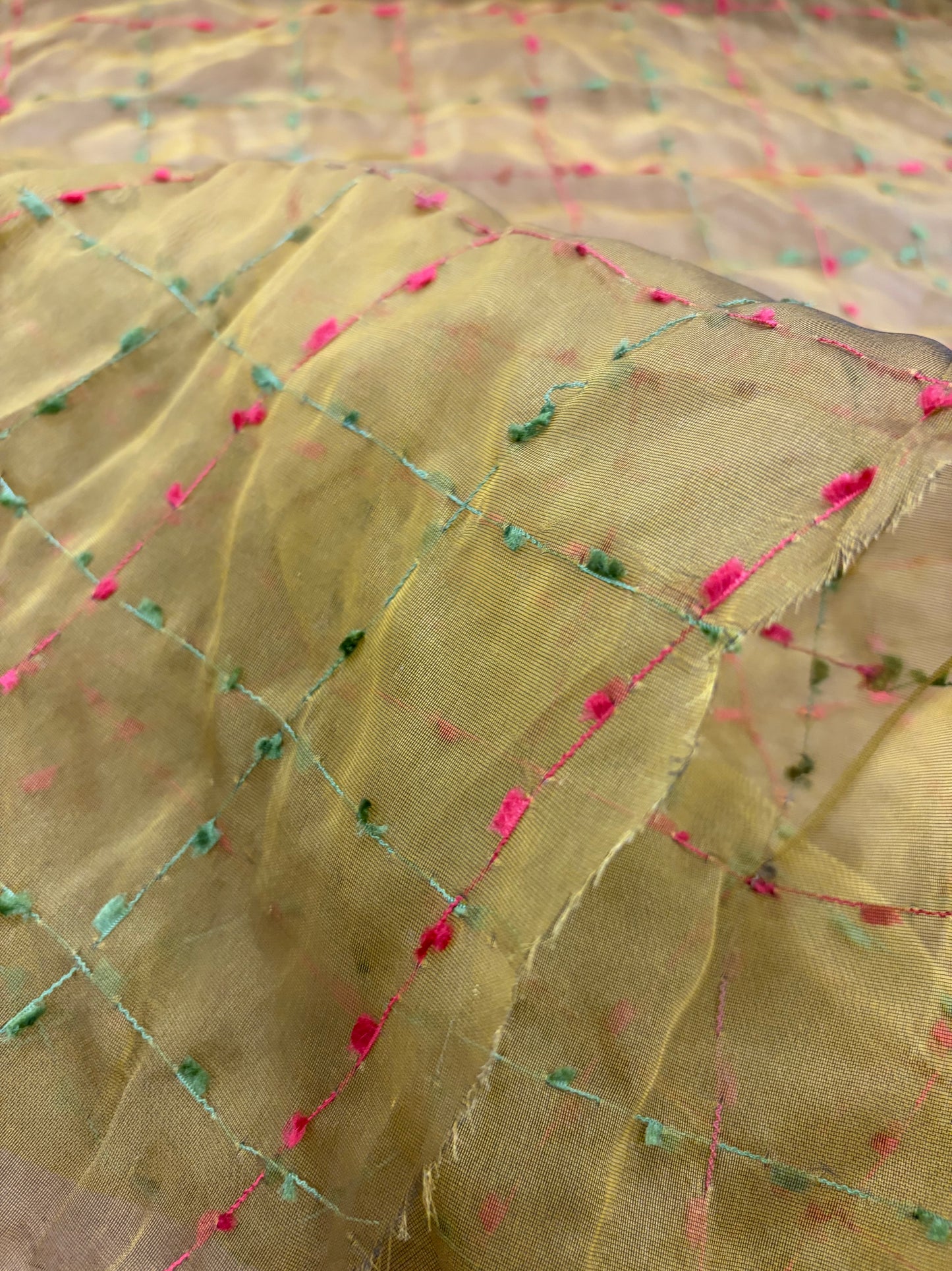 PRINCIPESSA 001 silk organza embroidered