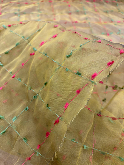 PRINCIPESSA 001 silk organza embroidered