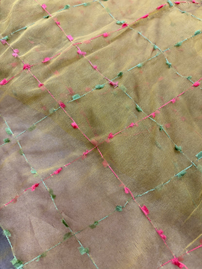 PRINCIPESSA 001 silk organza embroidered