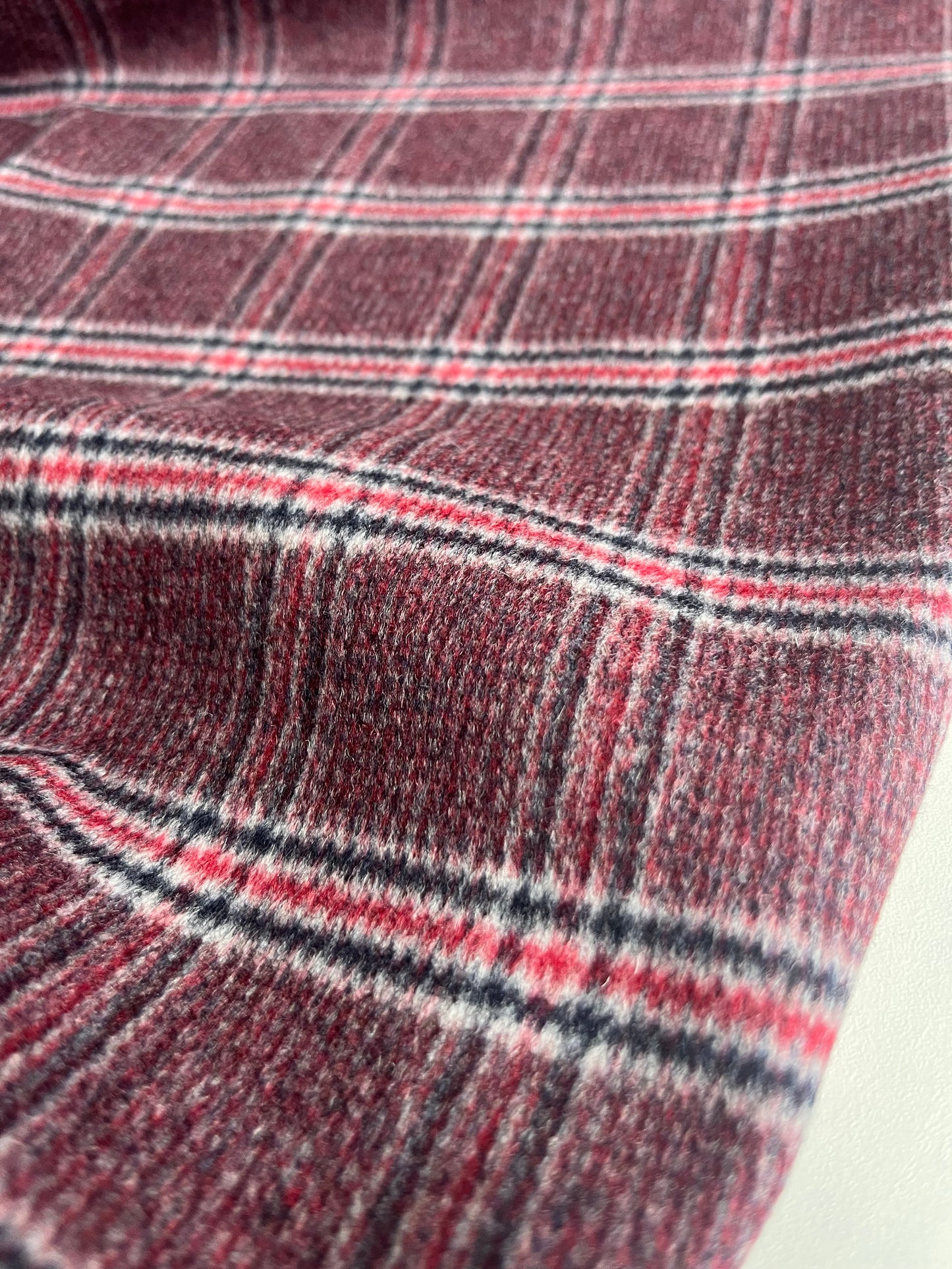 BASILE 008 heavy wool check green/grey check. (Copy)with cashemere