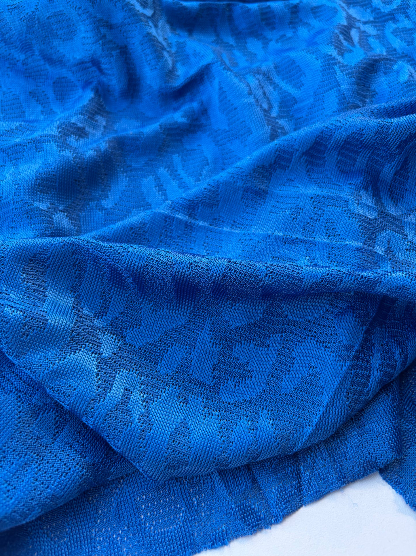 MOLKO 002 electric blue viscose fantasy jersey