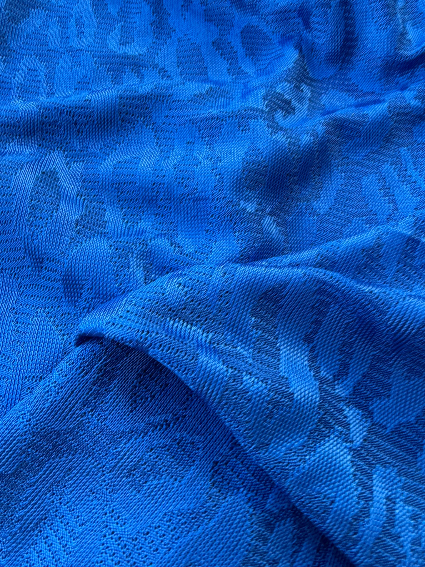 MOLKO 002 electric blue viscose fantasy jersey