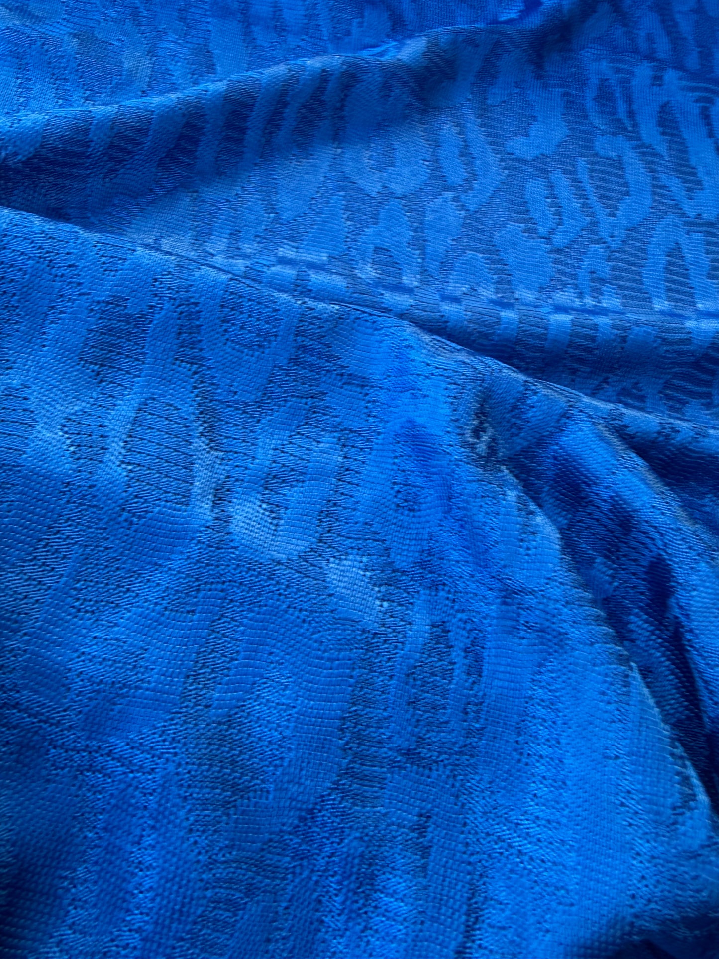 MOLKO 002 electric blue viscose fantasy jersey
