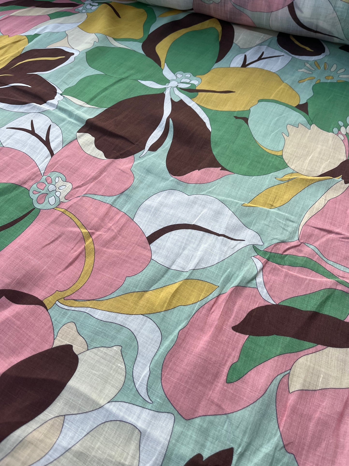 ROSARIO 026 voile cotton silk Pucci style print