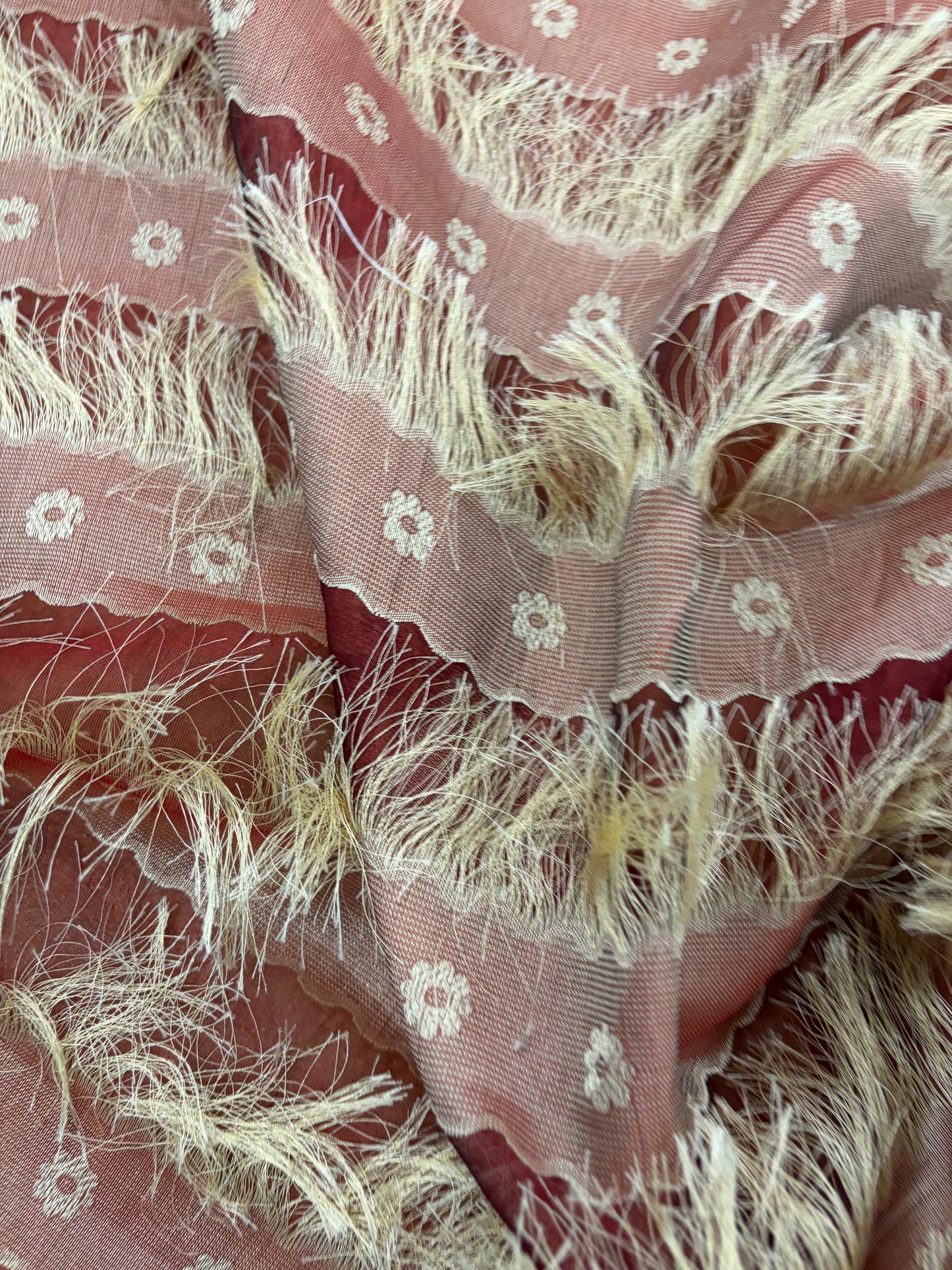 PRINCIPESSA 004 silk organza jacquard fil coupé